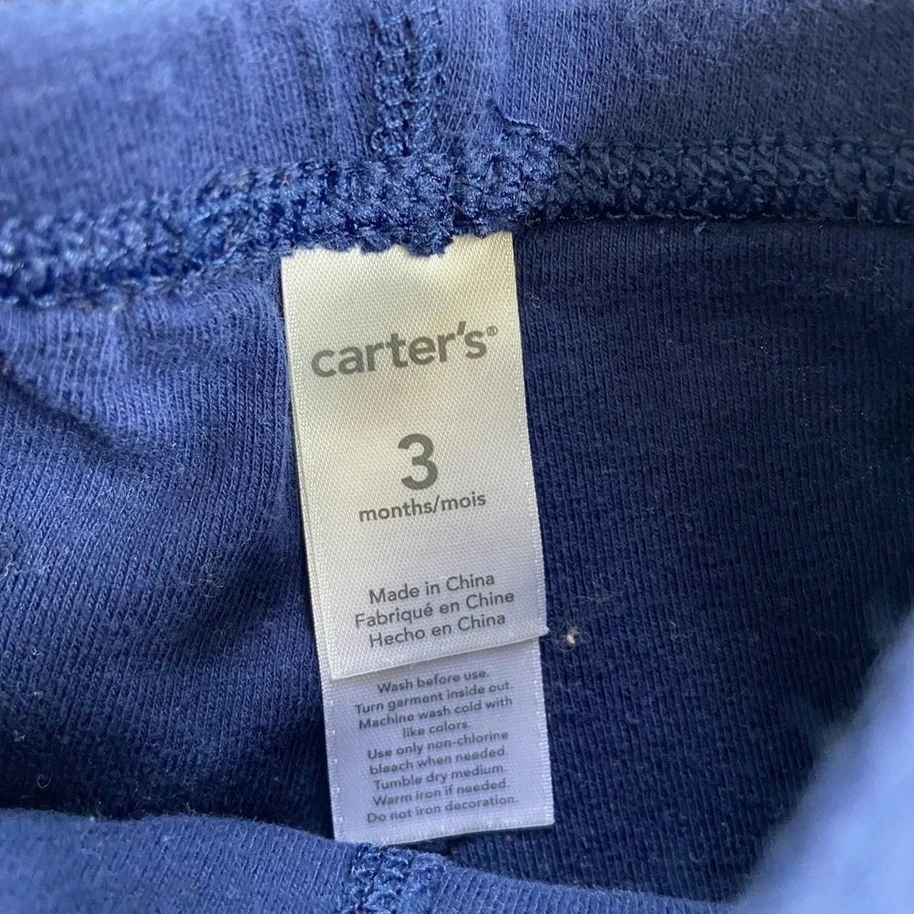Carter's Baby Place unisex hooded onesie footie bottoms‎ bundle clothes 3-6 mo